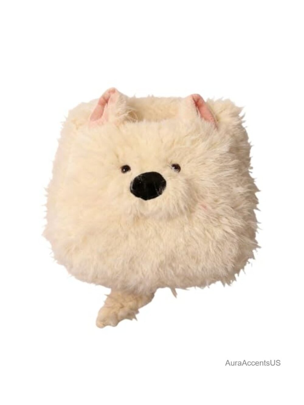 Plush Crossbody Bag Soft Synthetic Fur Magnetic Buckle Large Capacity Women